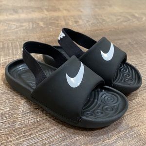 Toddler Nike Kawa slide sandals size 8c